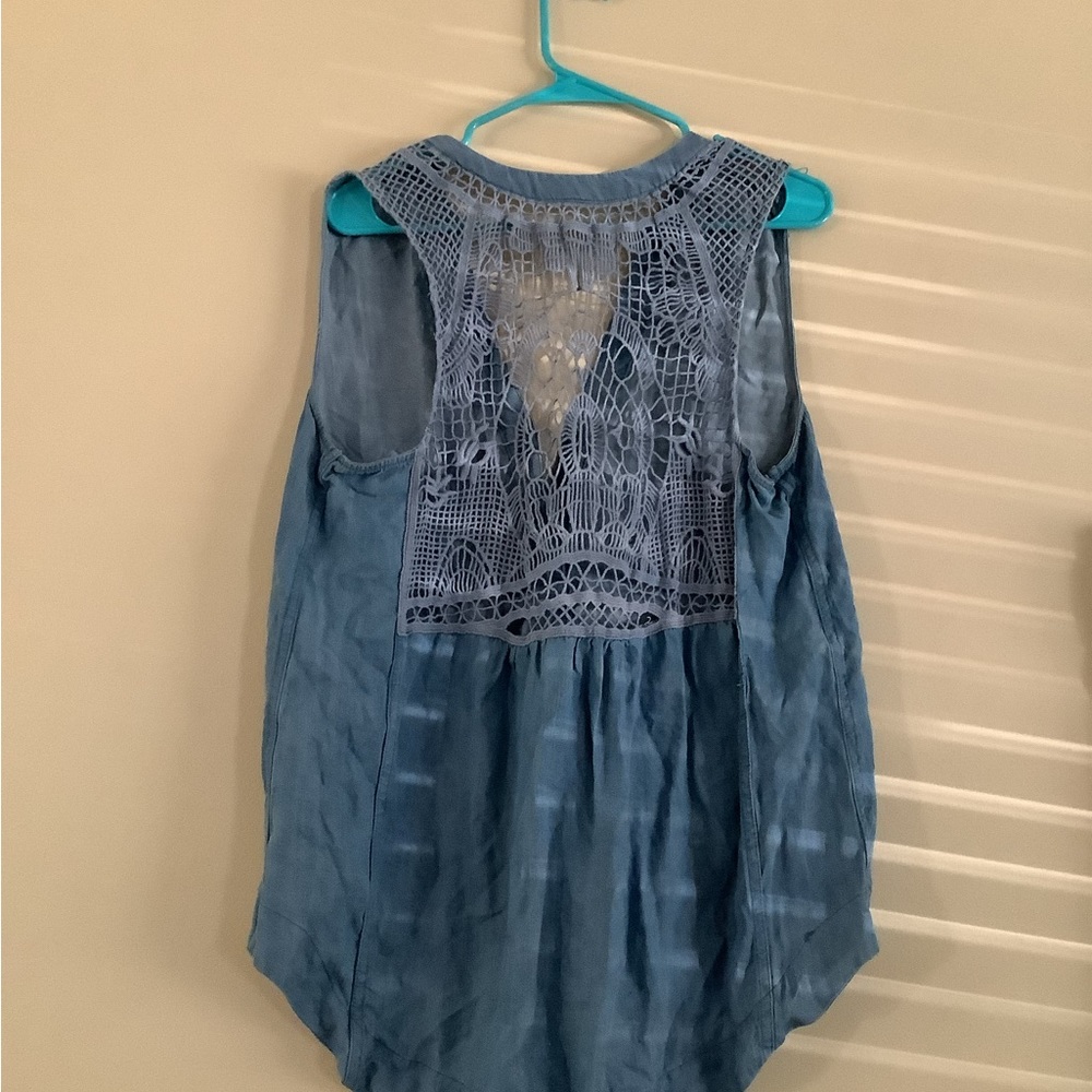 Oversized Denim Blouse